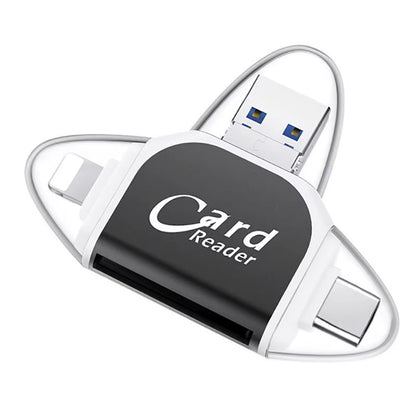 4-in-1 Card Reader Adapter – Instantly Access Your Camera Shots Anywhere