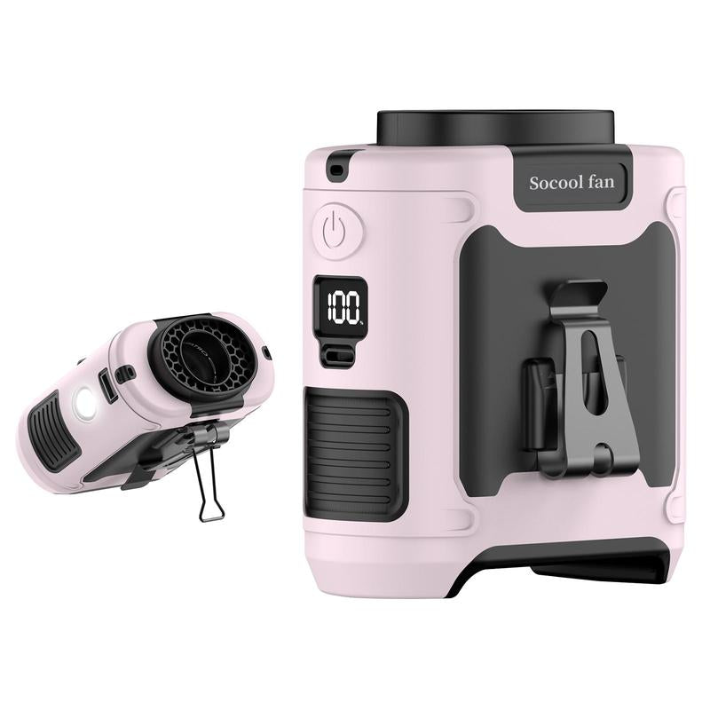 Portable 10,000mAh Power Bank: 3-in-1 Fan, Torch & LED Light