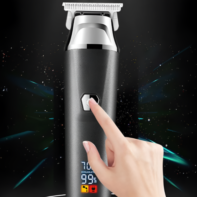 ZeroBlade™ Pro: Cordless 7000RPM Hair Trimmer with LCD Display